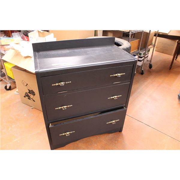 Black Wooden Dresser 32" x 16"