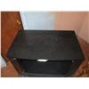 Image 3 : Black TV Stand (Glass Doors) 20"x32"x20"