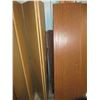 Image 3 : Three Wooden Doors + 2 Closet accordion doors