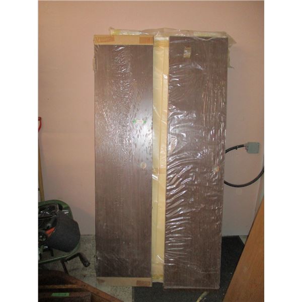 Pair of New Wooden Doors 20x60"