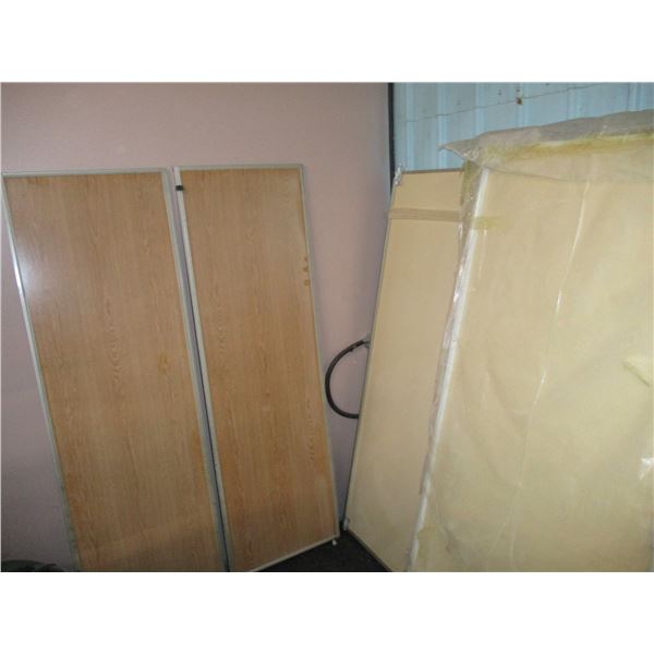 Three pairs of sliding closet doors 35"x80"