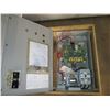 Image 4 : Pair of Steel Control Panel Cabinets (one with contents)