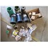 Image 1 : Six Rubber Pipe Sleeves and box of misc fittings