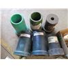 Image 2 : Six Rubber Pipe Sleeves and box of misc fittings