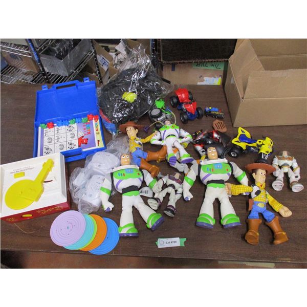 Toy Story figures + Kids Toys and Baby Monitor