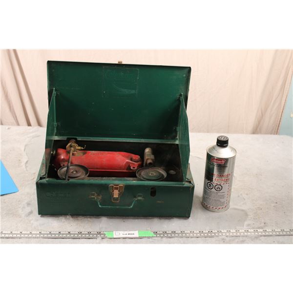 Coleman Model 421 Camp Stove Works With Full Can of Fuel (No Grill)