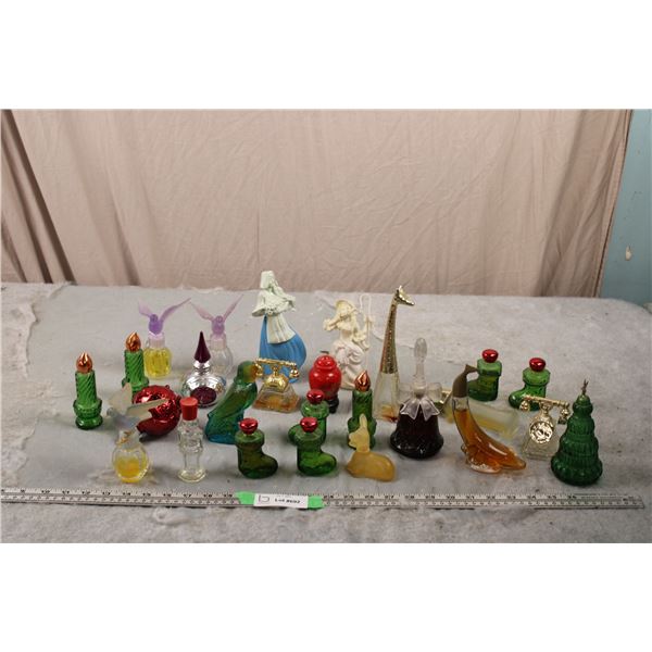 Avon Collector Perfume, Cologne Bottles (Some Full, Some Empty)