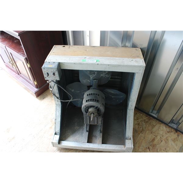 Barn Mount Fan with Shutters