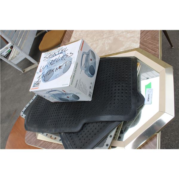 Mirror Bracket Floor Mats and Wireless Internet