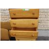 Image 4 : Blonde Wood 6 Drawer Dresser 27" x 16"