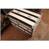 Image 2 : Black and White Storage Trunk 32" x 19" x 21"