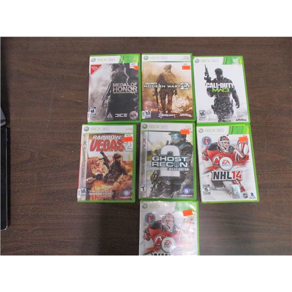 7x Xbox 360 games