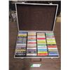 Image 1 : Cassette Tape Briefcase filled with 56x cassettes