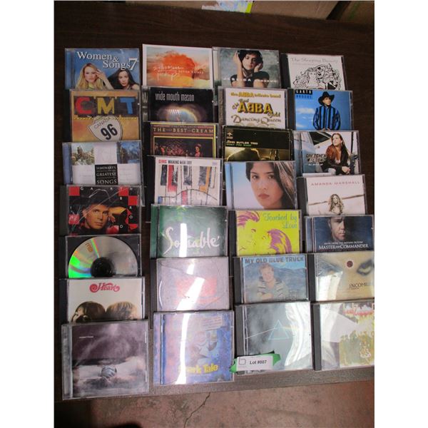28x Music CD's Lot - Pink Floyd, Led Zeppelin, Garth Brooks, various country artists
