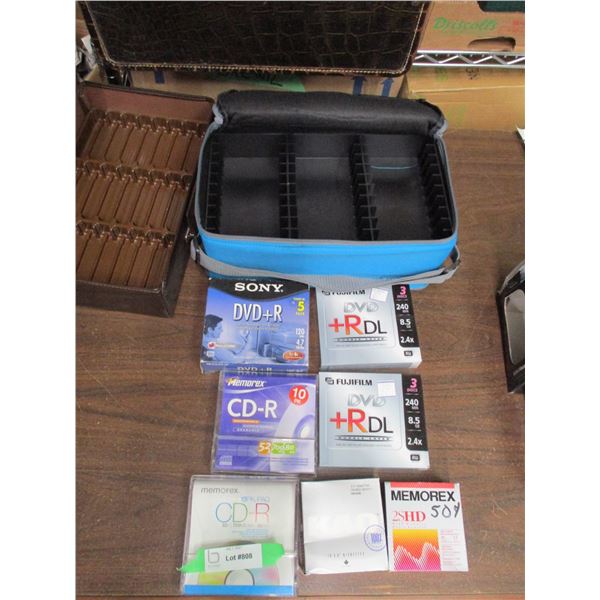 Blank DVD's/CD's , Floppy discs and empty Cassette Cases