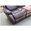 Image 2 : Leather Reclining Love Seat