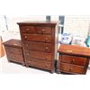 Image 1 : 3 Piece Bedroom Suit 6 Drawer Dresser End Tables 2 Drawer