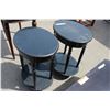 Image 1 : (2X THE MONEY) End Tables 20" x 16" x 27" Tall