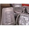 Image 2 : large lot of Alluminum roasting pans - various sizes