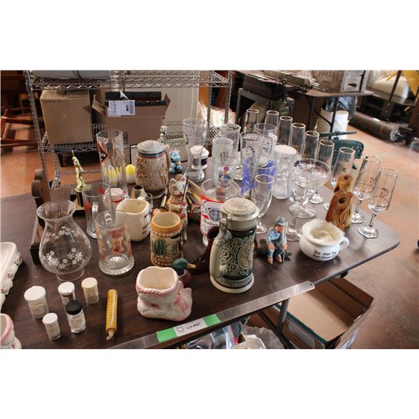 Avon Beer Stein Huge Lot of Glassware