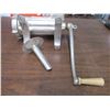 Image 3 : Large Alfa #32 Meat Grinder 13in long x 8.25" tall (handle is 13" long)
