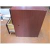 Image 6 : Wooden 2-door Filing Cabinet (16.5" wide, 23" long, 27" high)