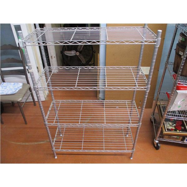 4-tier Wire Rack Shelf  (36"wide, 14"deep, 54" high) - adjustable feet