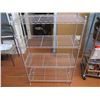 Image 1 : 4-tier Wire Rack Shelf  (36"wide, 14"deep, 54" high) - adjustable feet