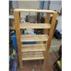 Image 1 : Wooden 4 tier shelf - 31x13x64