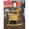 Image 2 : Vintage Wood Kids Rocking Chair