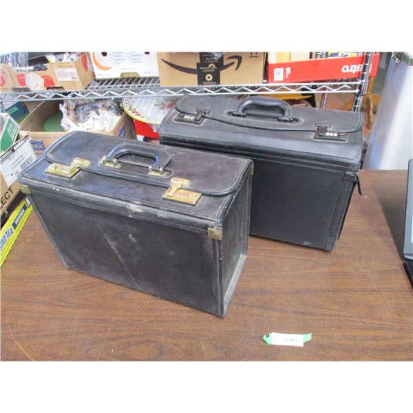 Pair of Vintage Combination Briefcases