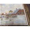 Image 2 : Vintage Canvas Painting by F.Richelme - 30"x26"