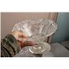 Image 6 : Lot of Fancy Clear Glass, Dishes, Plus Misc