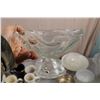 Image 7 : Lot of Fancy Clear Glass, Dishes, Plus Misc