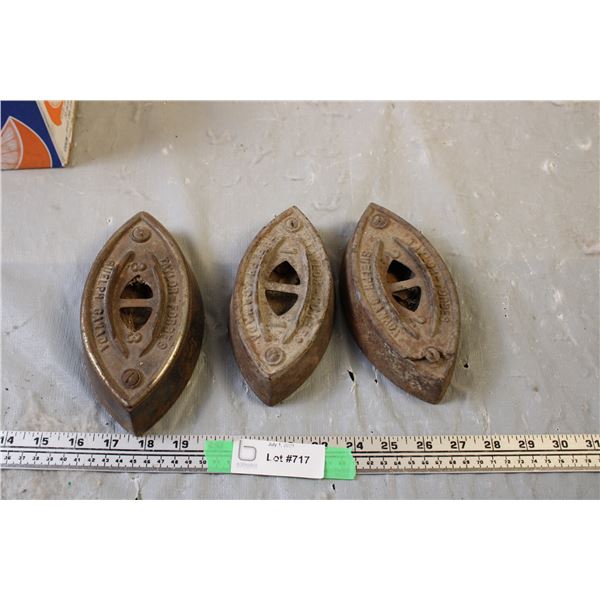 (3) Sad Irons