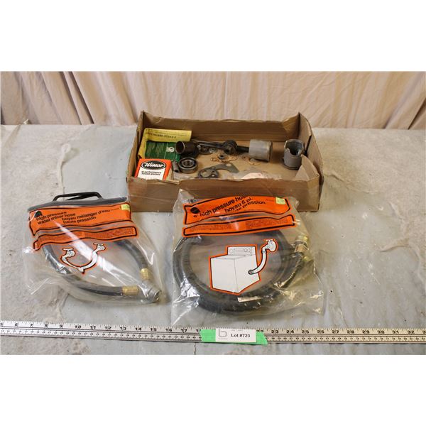 New 6" High Pressure Water Hose and Mixer Hose, Plus Honda Parts