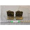 Image 1 : Brass? Bookends (Vintage?)