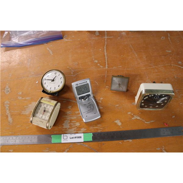Lot of Alarm Clocks