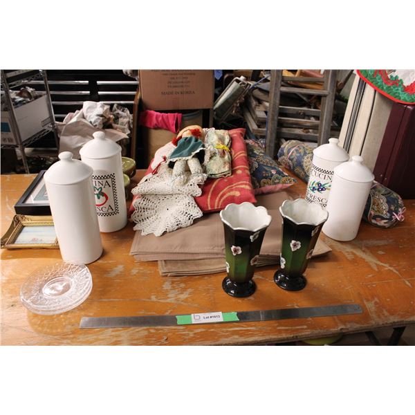 Pillows Pictures Vases Cannisters Misc