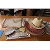 Image 4 : Hats Vanity Brush Mirror Set and Misc
