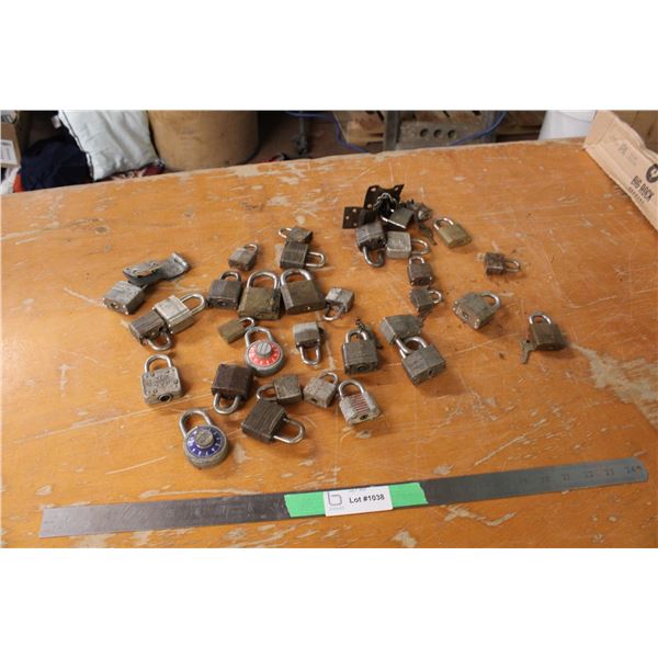 (2X THE MONEY) Vintage Locks Some Have Keys (30+ Locks)