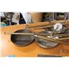 Image 2 : Frying Pan 1 Cast Iron and Enamel Pot Misc Items 1 Saw Blades