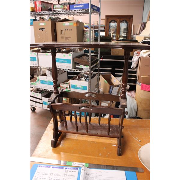 Table Magazine Rack (Needs Repairs)