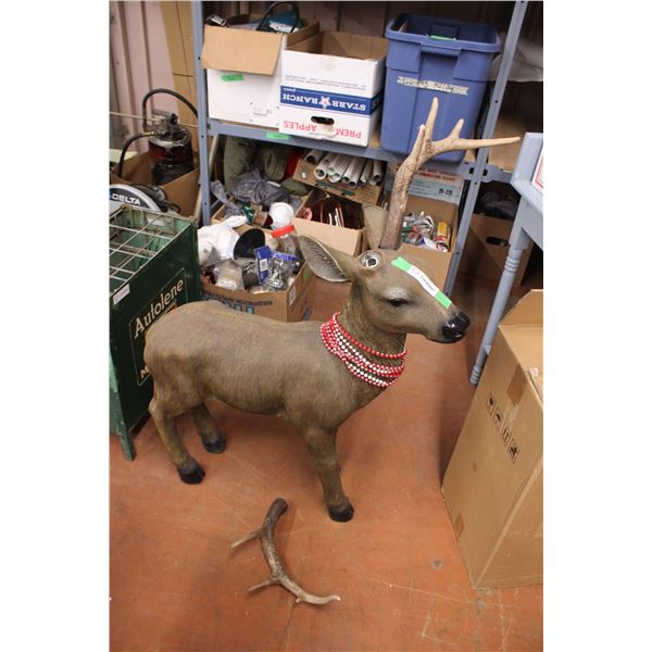 Deer Figurine Missing One Horn (It's there, but broken)