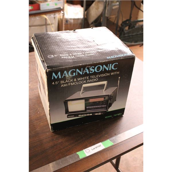 Magnasonic 4.5" Black and White Television