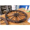 Image 3 : (2X THE MONEY) Wooden Miniature Wagon Wheels