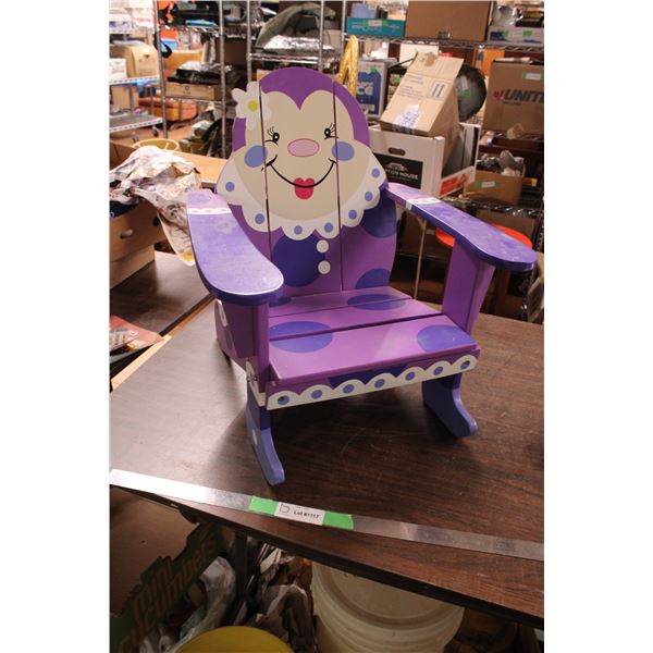 Kids Purple Chair