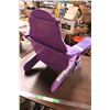 Image 4 : Kids Purple Chair