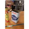 Image 4 : Welding Electrode Tins and Prestone Antifreeze Tin