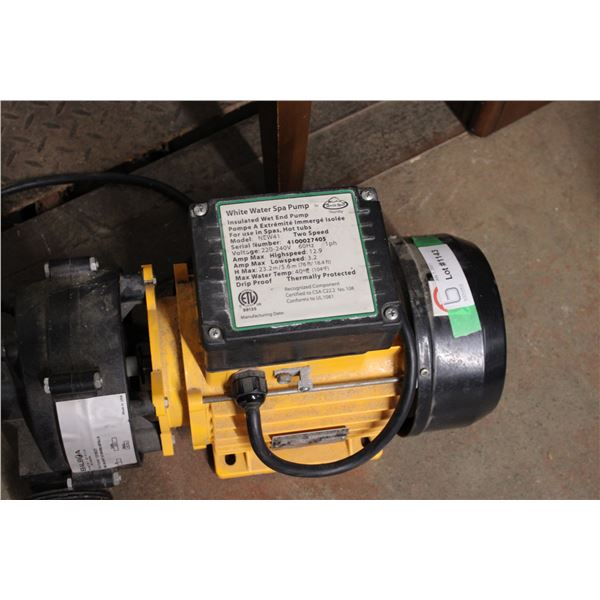 White Water Spa Pump